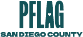 PFLAG San Diego County | 619-333-6154 Logo